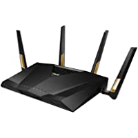 Los mejores  - ASUS RT-AX88U - Router Gaming AX6000 Doble Banda Gigabit (Triple VLAN- Wifi 6- compatible PS5- Ai-Mesh soportado- WTFast…